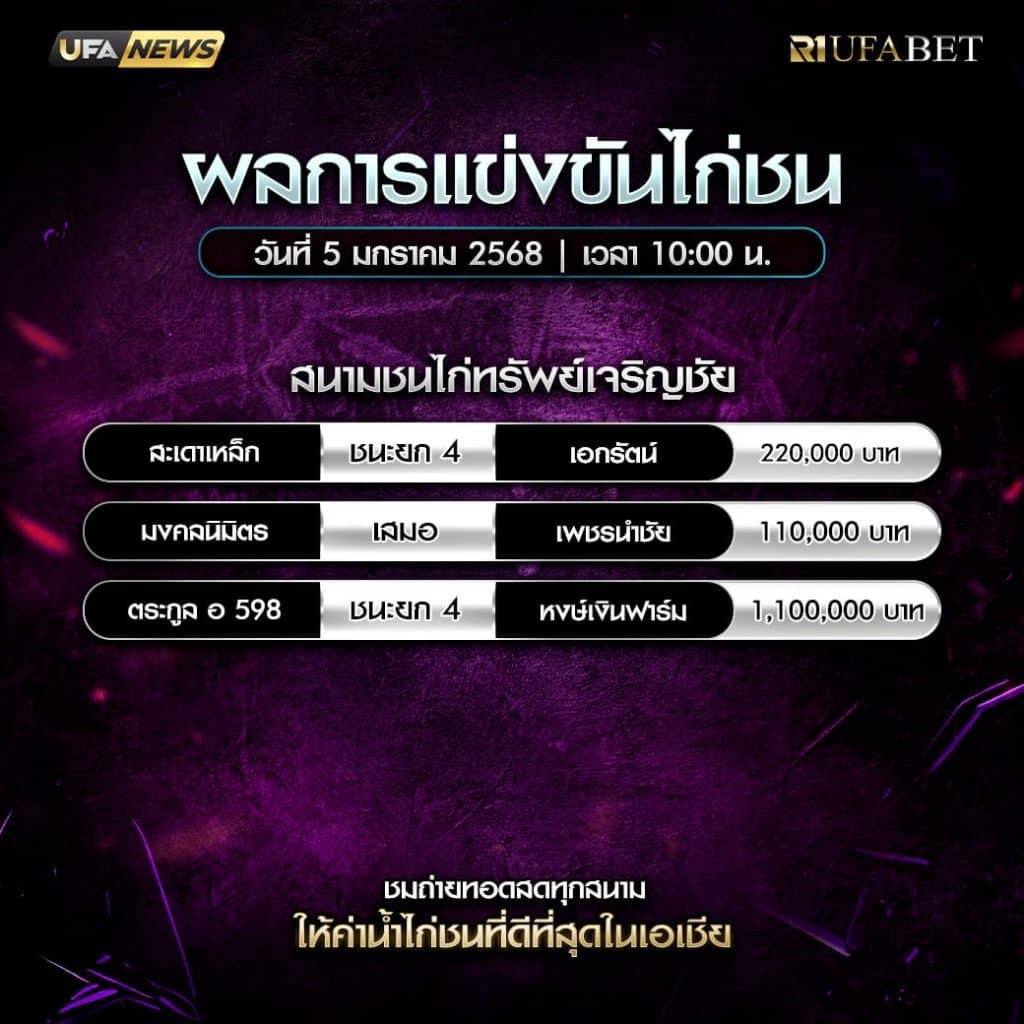 ผลไก่ชน05-01-68