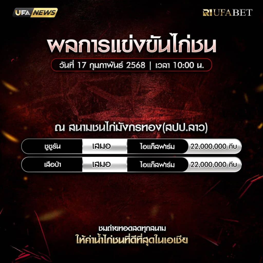 ผลไก่ชน17-2-68