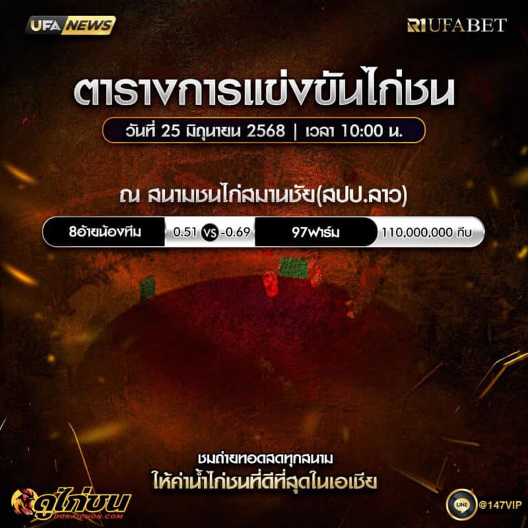 ตารางไก่ชน25-06-68