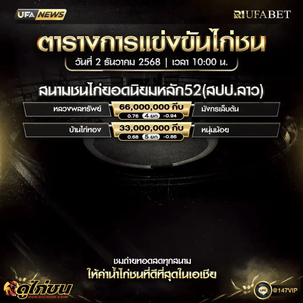 ตารางไก่ชน02-12-68