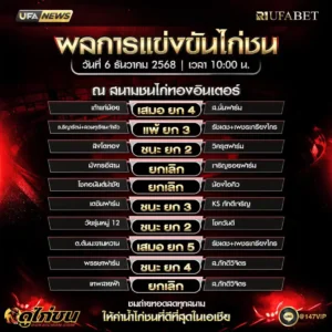 ผลไก่ชน06-12-68